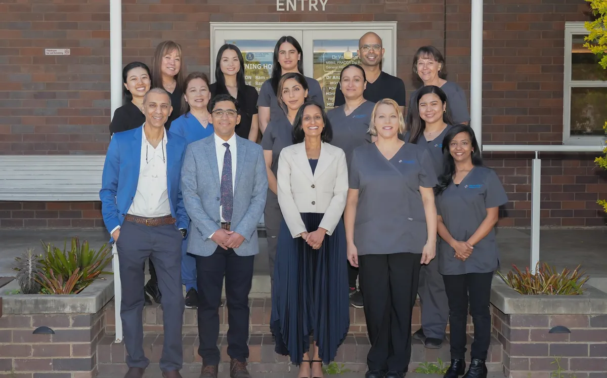 The Align Dentistry, Orthodontics & Medical Centre team outside the practice in Chipping Norton